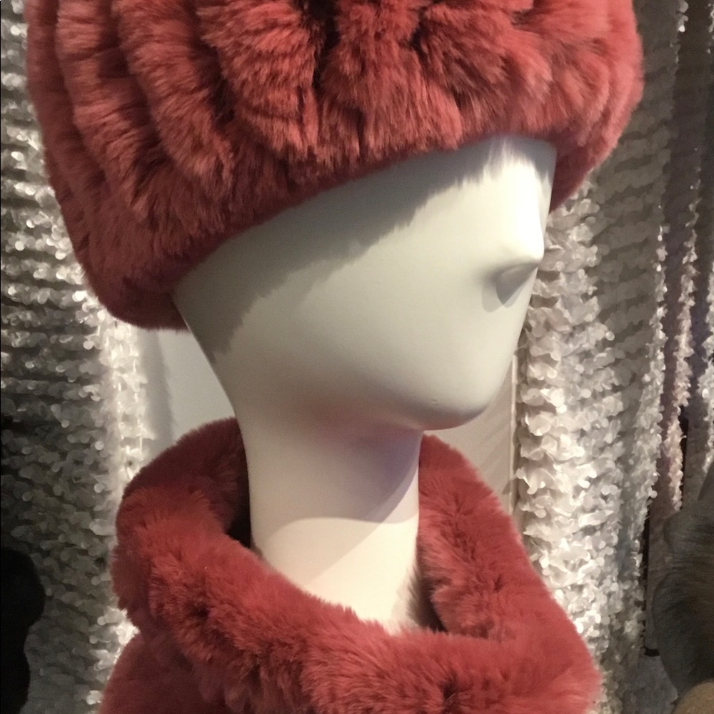 REAL REX RABBIT FUR HEADBANDS/NECK WARMERS. SUPER SOFT AND WARM.